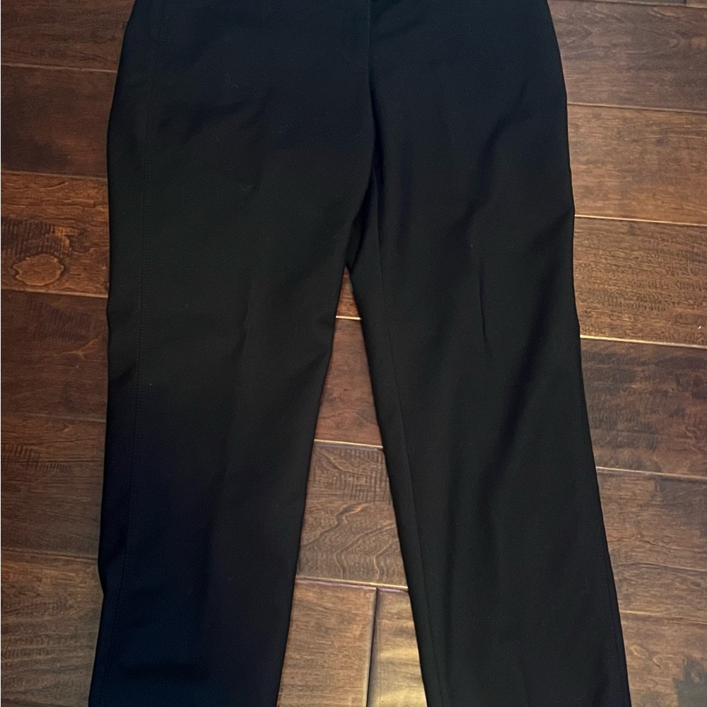 White House Black Market Pants Womens 6R Perfect Form Slim Ankle Casual Black